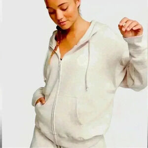 Pink Everyday Fleece Relaxed full zip hoodie